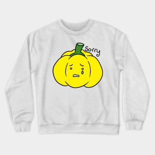 Sorry Yellow Bell Pepper Crewneck Sweatshirt